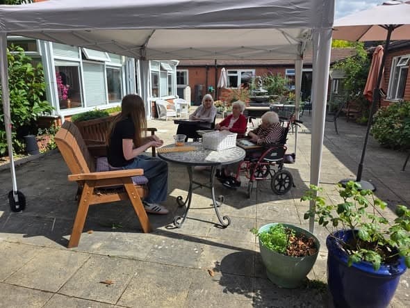 Garden walks and courtyard life